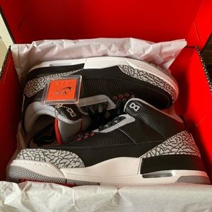 Black Cement Jordan 3’s